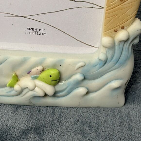 PHOTO FRAME Harvest Moon Noah's Ark~ for 3 Pictures Nursery Tabletop Decor 741 - Picture 5 of 16